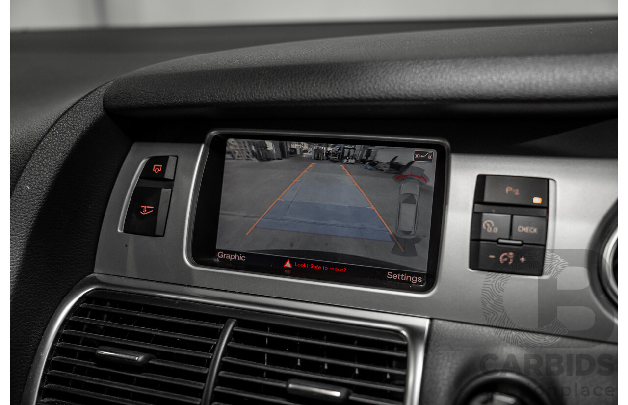 01/2012 Audi Q7 3.0 TFSI Quattro (AWD) MY12 4d Wagon Orca Black Metallic Supercharged V6 3.0L