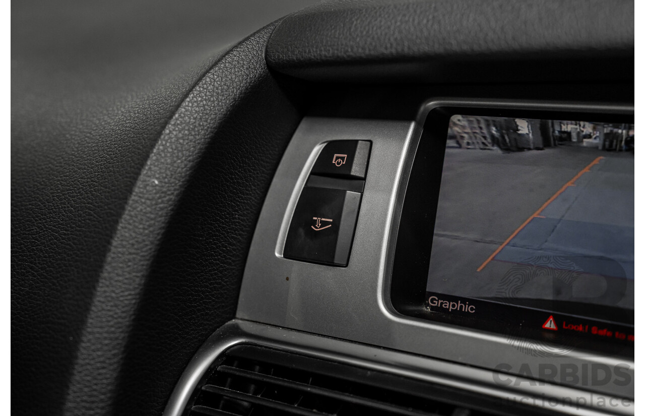 01/2012 Audi Q7 3.0 TFSI Quattro (AWD) MY12 4d Wagon Orca Black Metallic Supercharged V6 3.0L