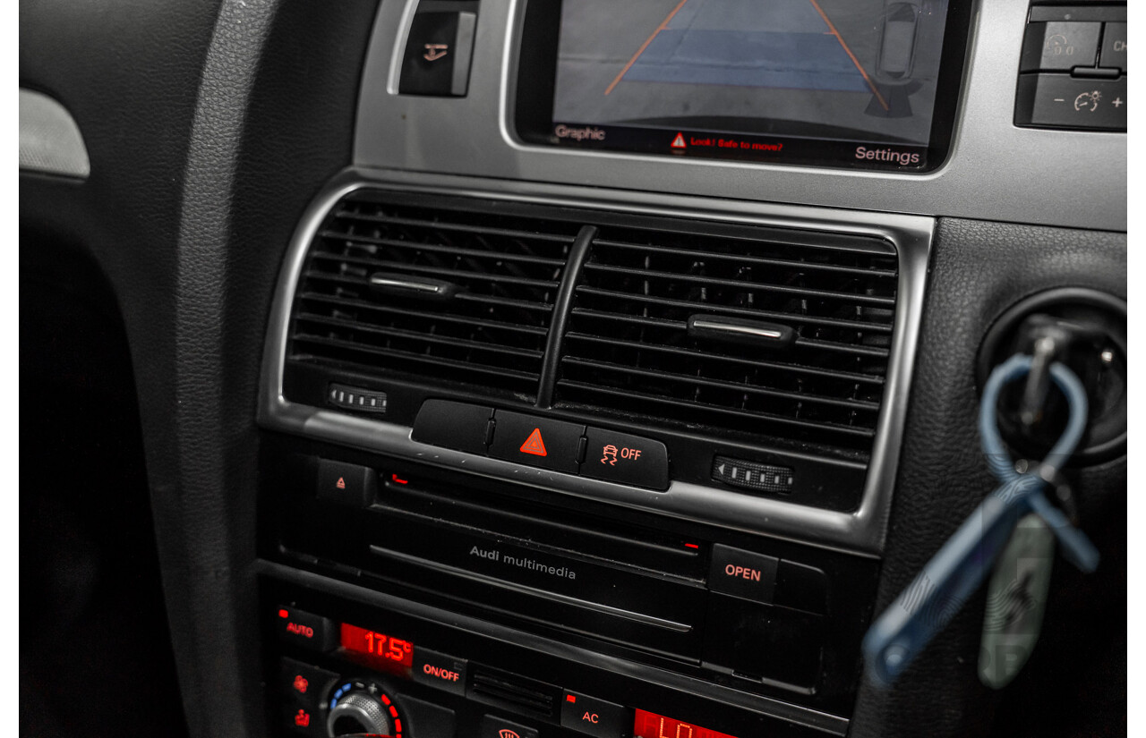 01/2012 Audi Q7 3.0 TFSI Quattro (AWD) MY12 4d Wagon Orca Black Metallic Supercharged V6 3.0L