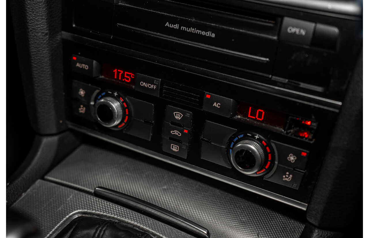 01/2012 Audi Q7 3.0 TFSI Quattro (AWD) MY12 4d Wagon Orca Black Metallic Supercharged V6 3.0L