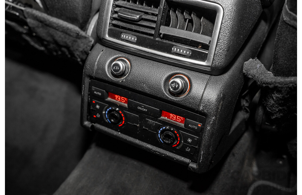 01/2012 Audi Q7 3.0 TFSI Quattro (AWD) MY12 4d Wagon Orca Black Metallic Supercharged V6 3.0L