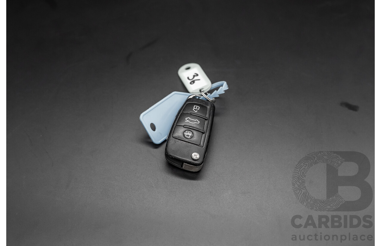 01/2012 Audi Q7 3.0 TFSI Quattro (AWD) MY12 4d Wagon Orca Black Metallic Supercharged V6 3.0L