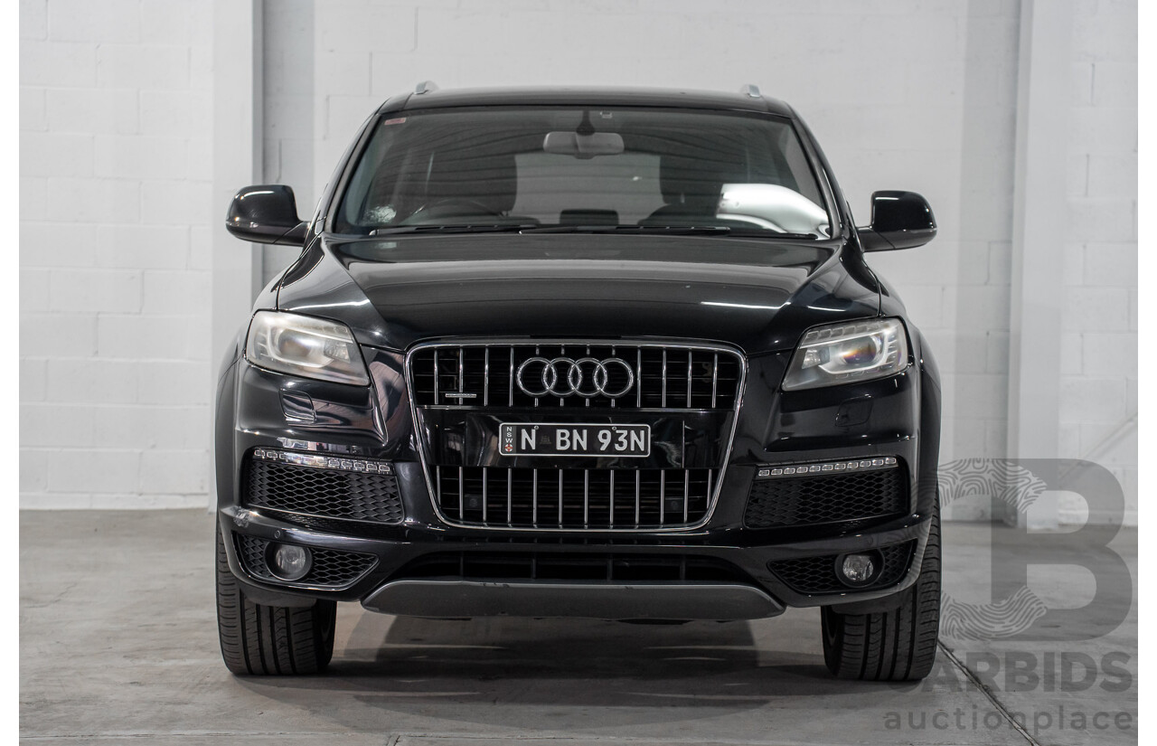 01/2012 Audi Q7 3.0 TFSI Quattro (AWD) MY12 4d Wagon Orca Black Metallic Supercharged V6 3.0L