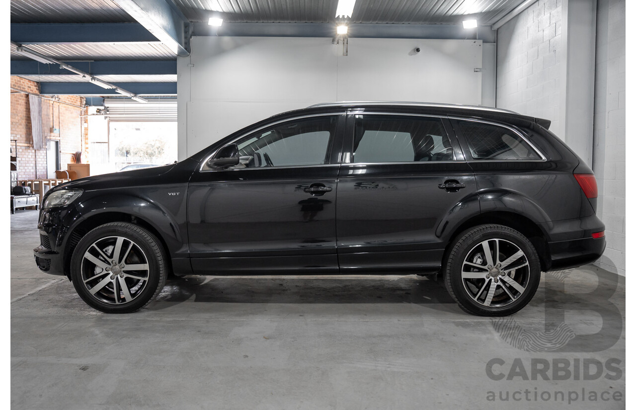 01/2012 Audi Q7 3.0 TFSI Quattro (AWD) MY12 4d Wagon Orca Black Metallic Supercharged V6 3.0L