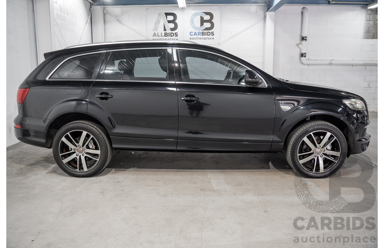 01/2012 Audi Q7 3.0 TFSI Quattro (AWD) MY12 4d Wagon Orca Black Metallic Supercharged V6 3.0L