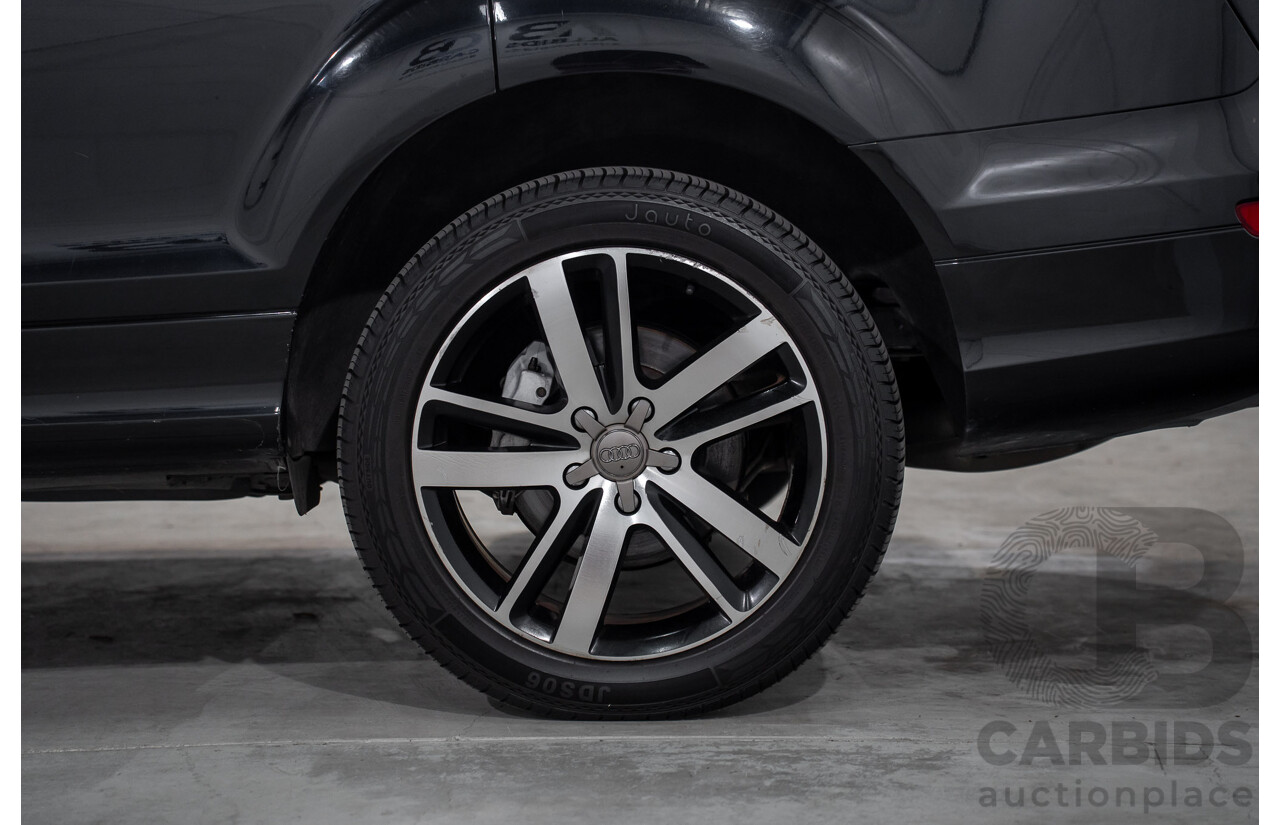 01/2012 Audi Q7 3.0 TFSI Quattro (AWD) MY12 4d Wagon Orca Black Metallic Supercharged V6 3.0L