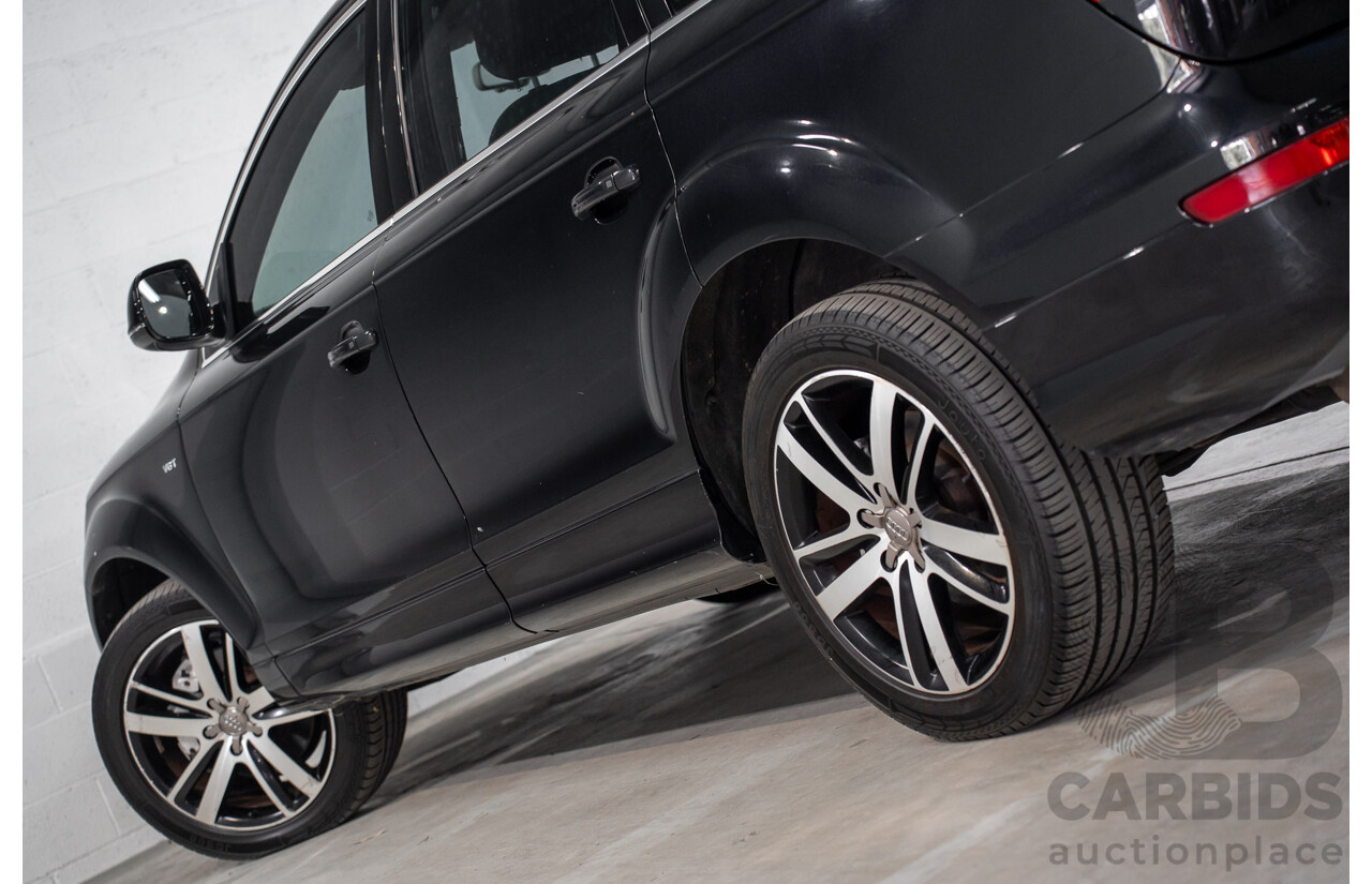 01/2012 Audi Q7 3.0 TFSI Quattro (AWD) MY12 4d Wagon Orca Black Metallic Supercharged V6 3.0L