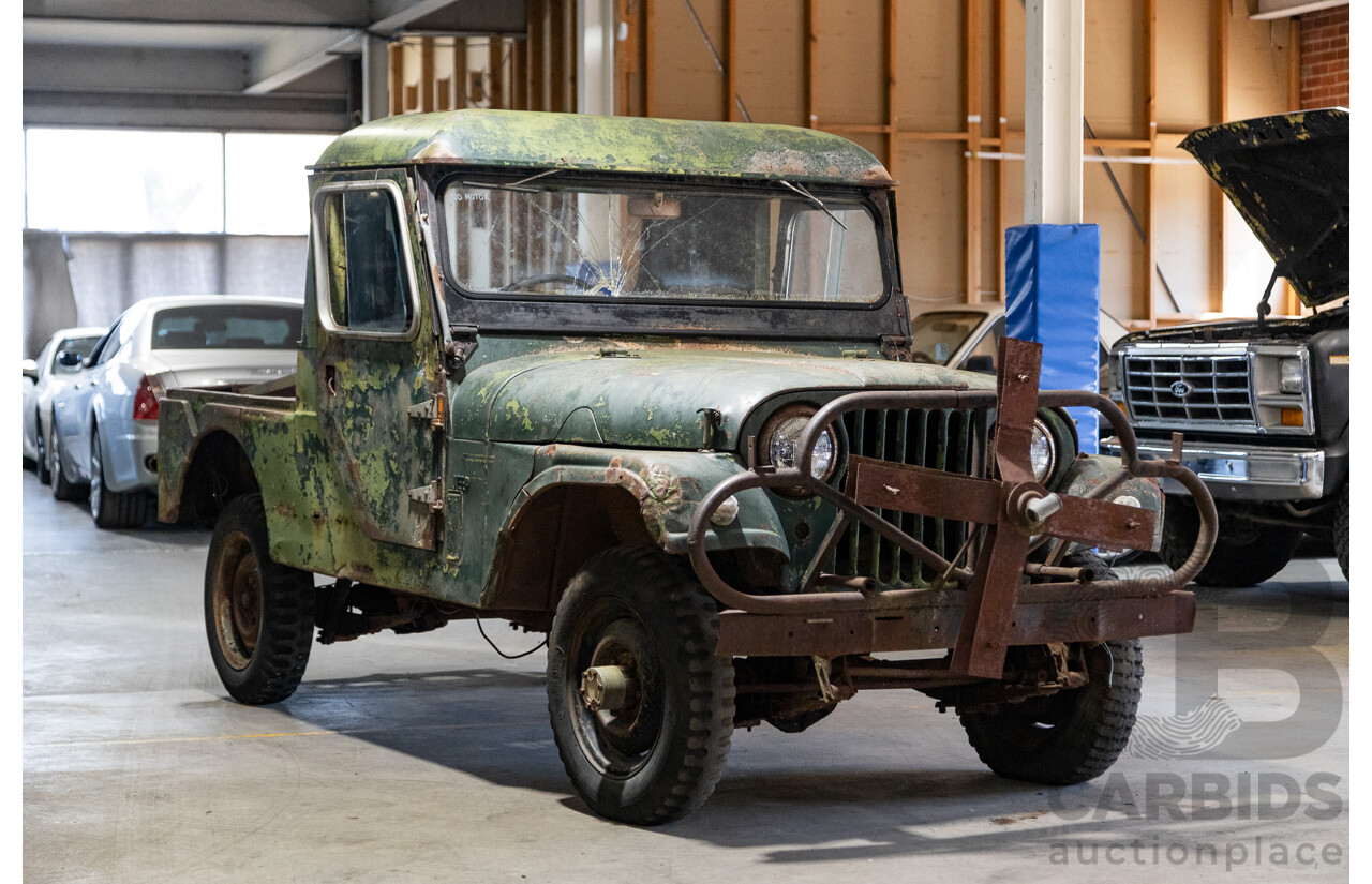08/1964 Willys Kaiser Jeep CJ-6 Universal 2d Half Cab Green - Project