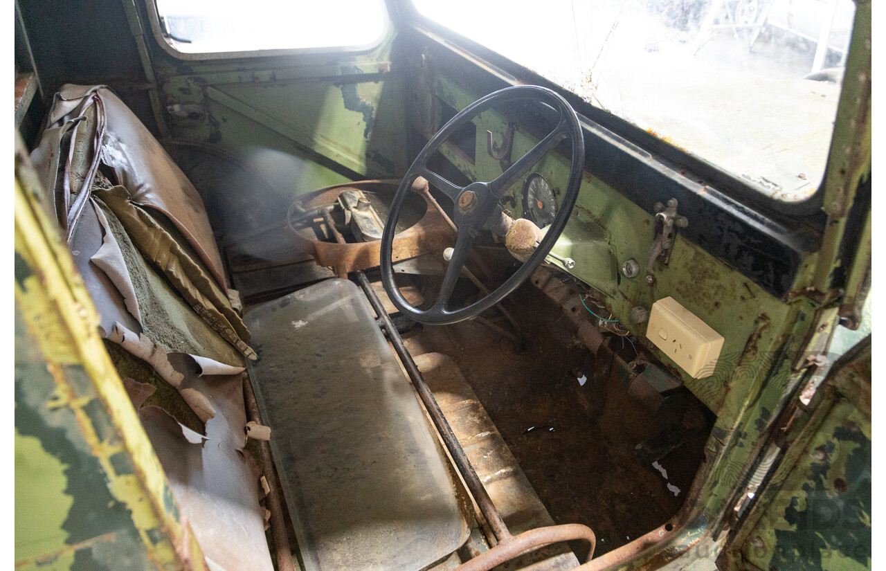 08/1964 Willys Kaiser Jeep CJ-6 Universal 2d Half Cab Green - Project