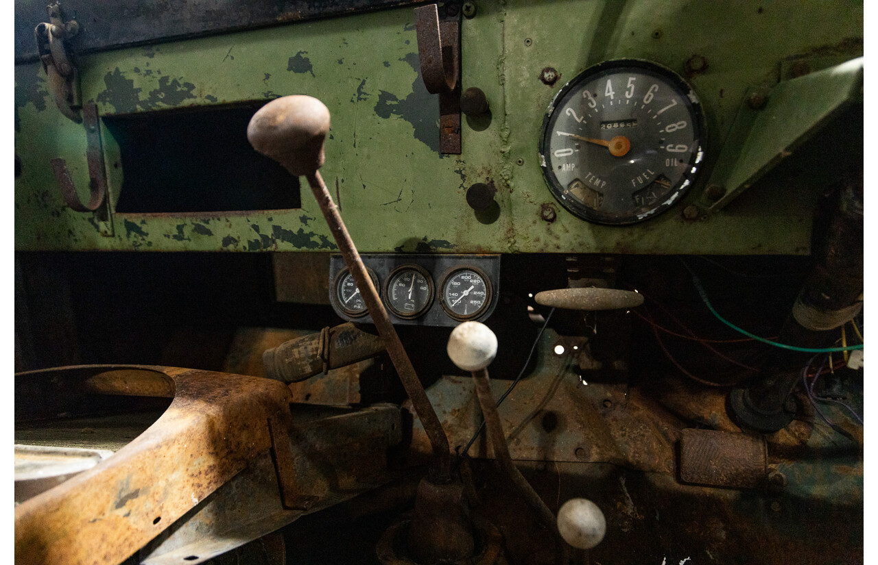 08/1964 Willys Kaiser Jeep CJ-6 Universal 2d Half Cab Green - Project