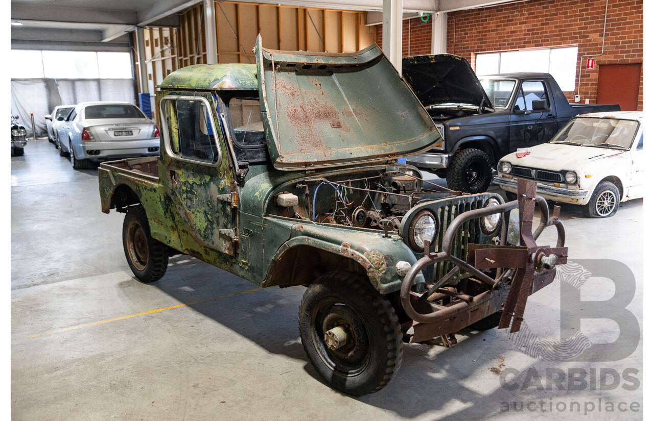 08/1964 Willys Kaiser Jeep CJ-6 Universal 2d Half Cab Green - Project