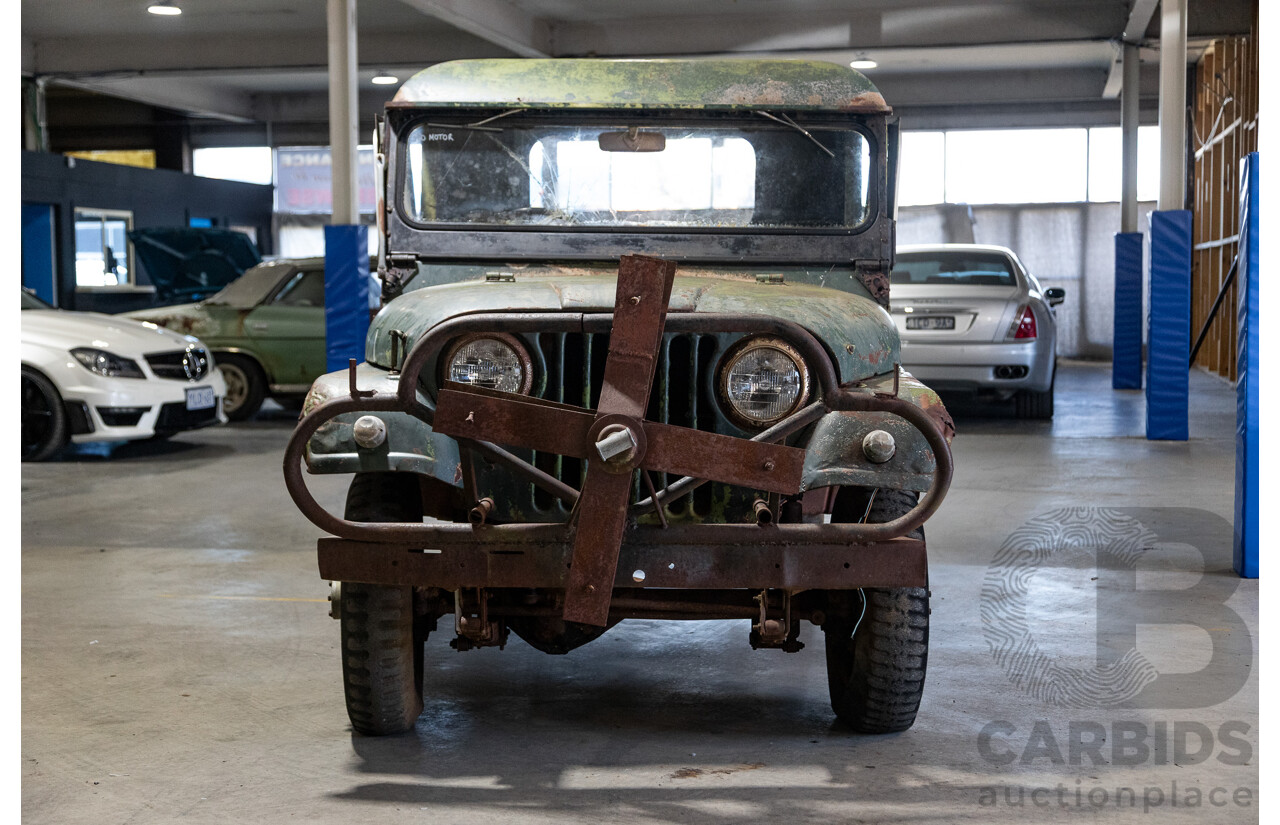 08/1964 Willys Kaiser Jeep CJ-6 Universal 2d Half Cab Green - Project