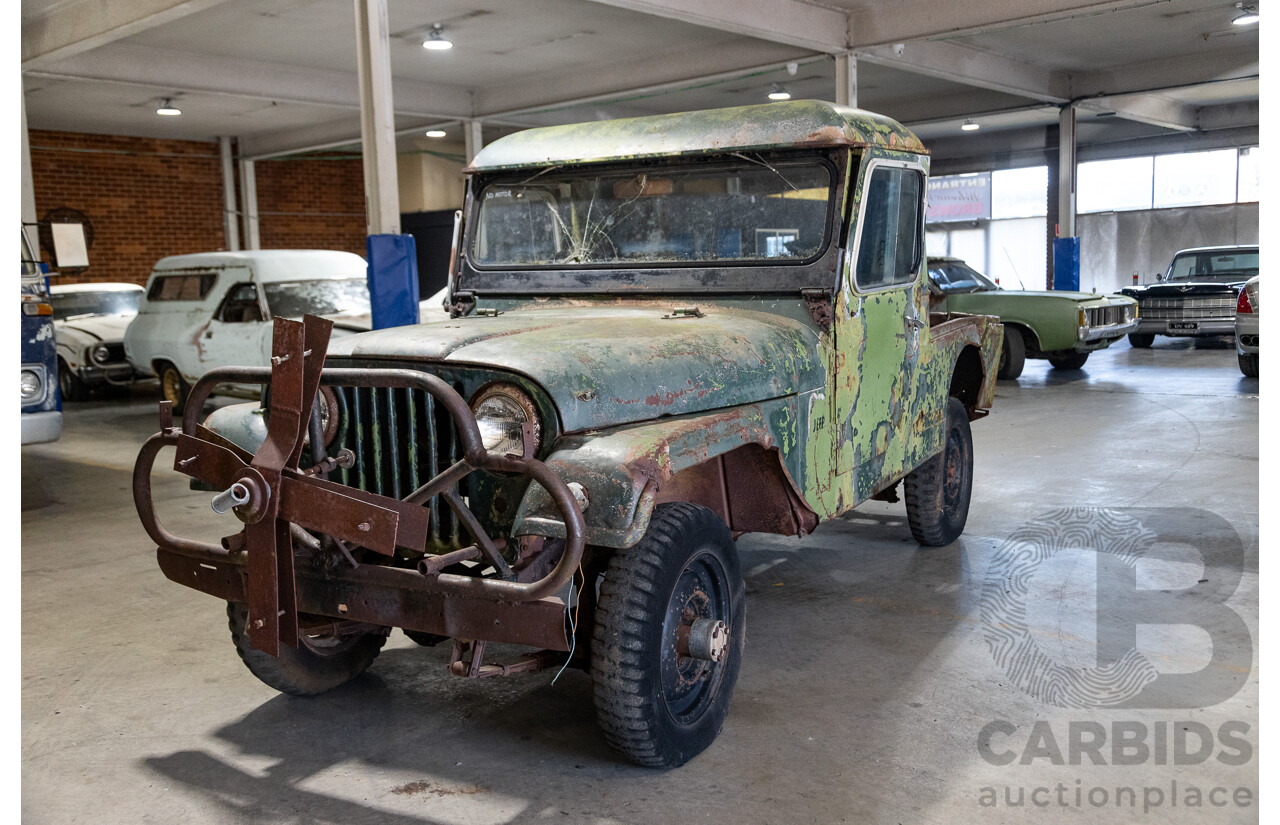 08/1964 Willys Kaiser Jeep CJ-6 Universal 2d Half Cab Green - Project