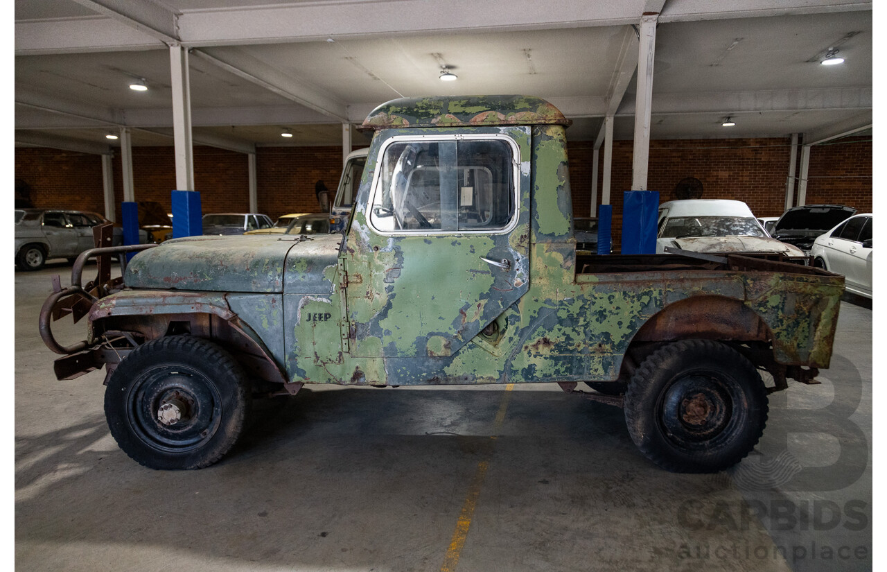 08/1964 Willys Kaiser Jeep CJ-6 Universal 2d Half Cab Green - Project