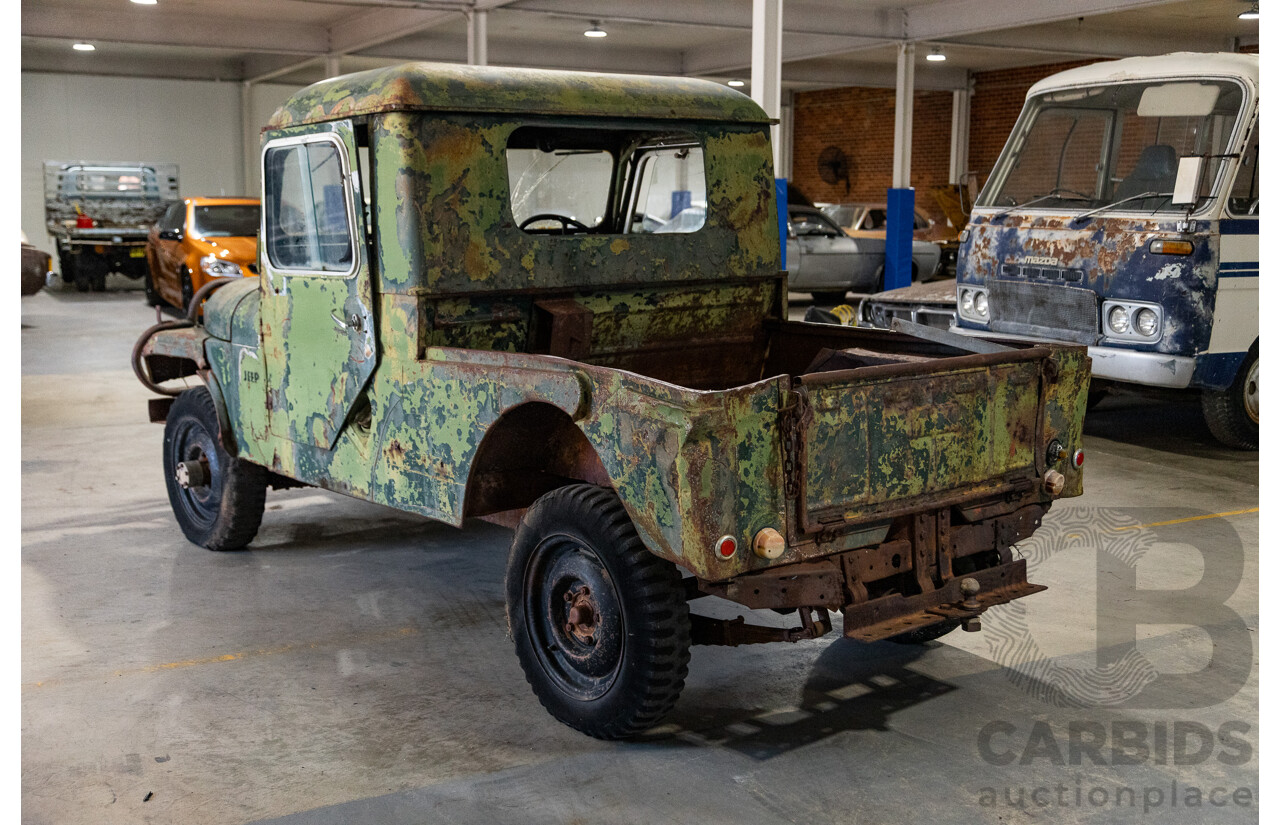 08/1964 Willys Kaiser Jeep CJ-6 Universal 2d Half Cab Green - Project