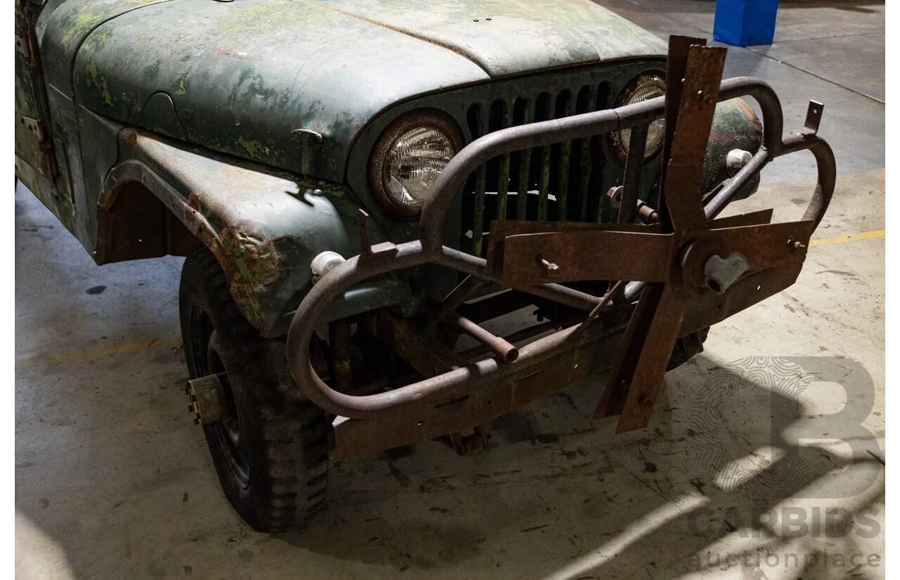 08/1964 Willys Kaiser Jeep CJ-6 Universal 2d Half Cab Green - Project