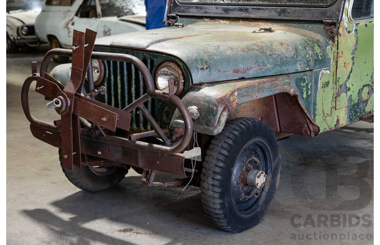 08/1964 Willys Kaiser Jeep CJ-6 Universal 2d Half Cab Green - Project