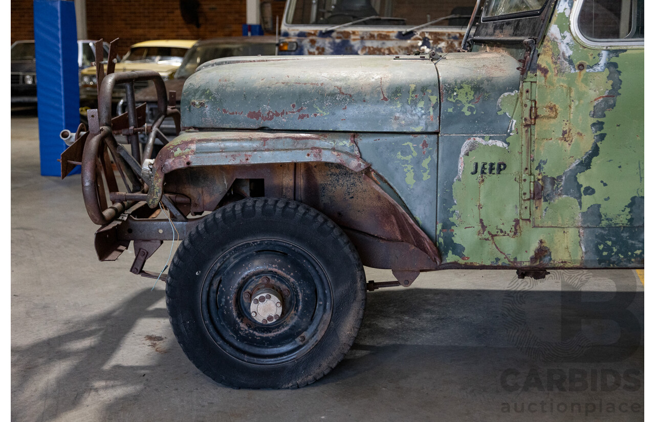 08/1964 Willys Kaiser Jeep CJ-6 Universal 2d Half Cab Green - Project