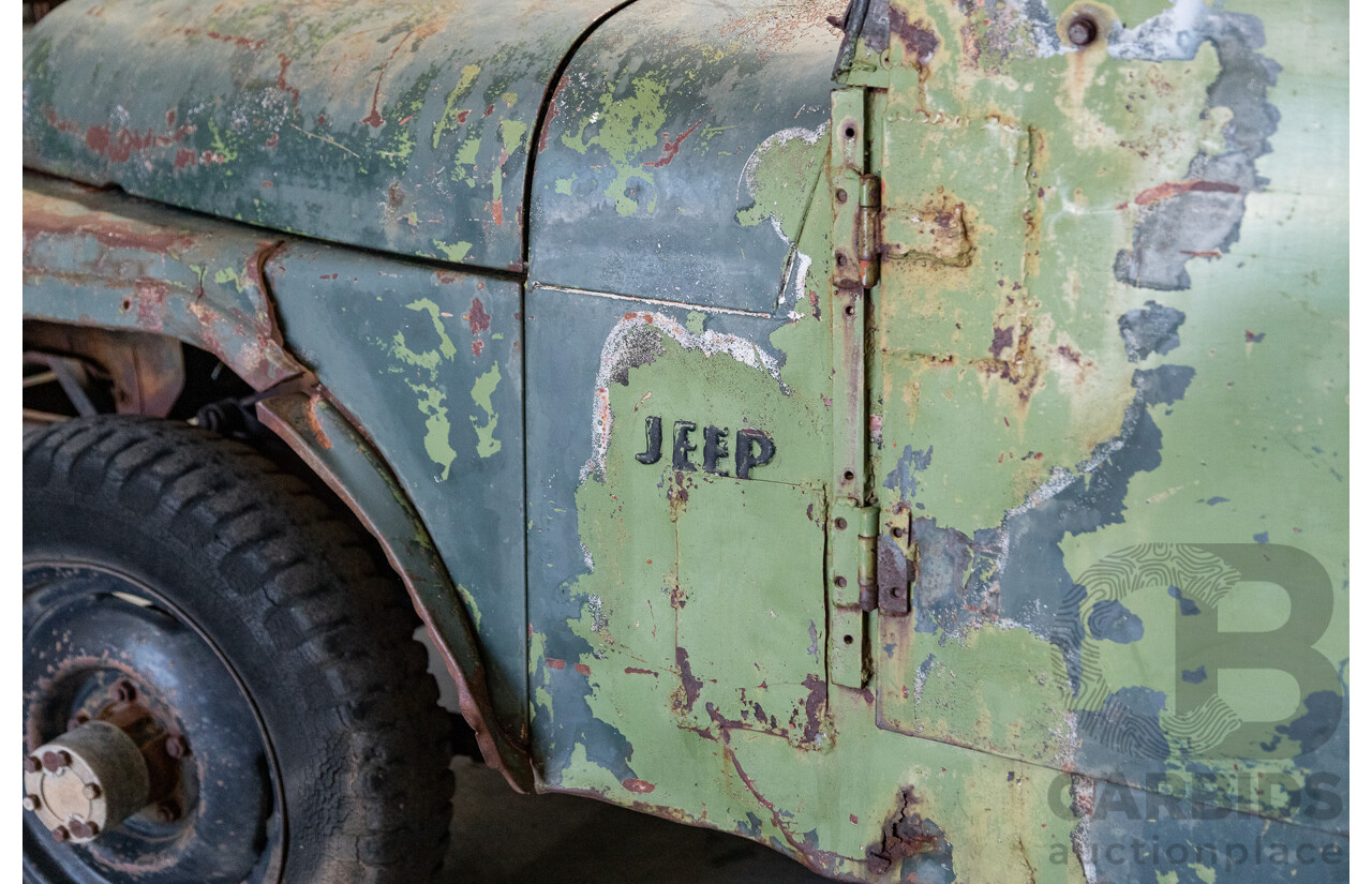 08/1964 Willys Kaiser Jeep CJ-6 Universal 2d Half Cab Green - Project