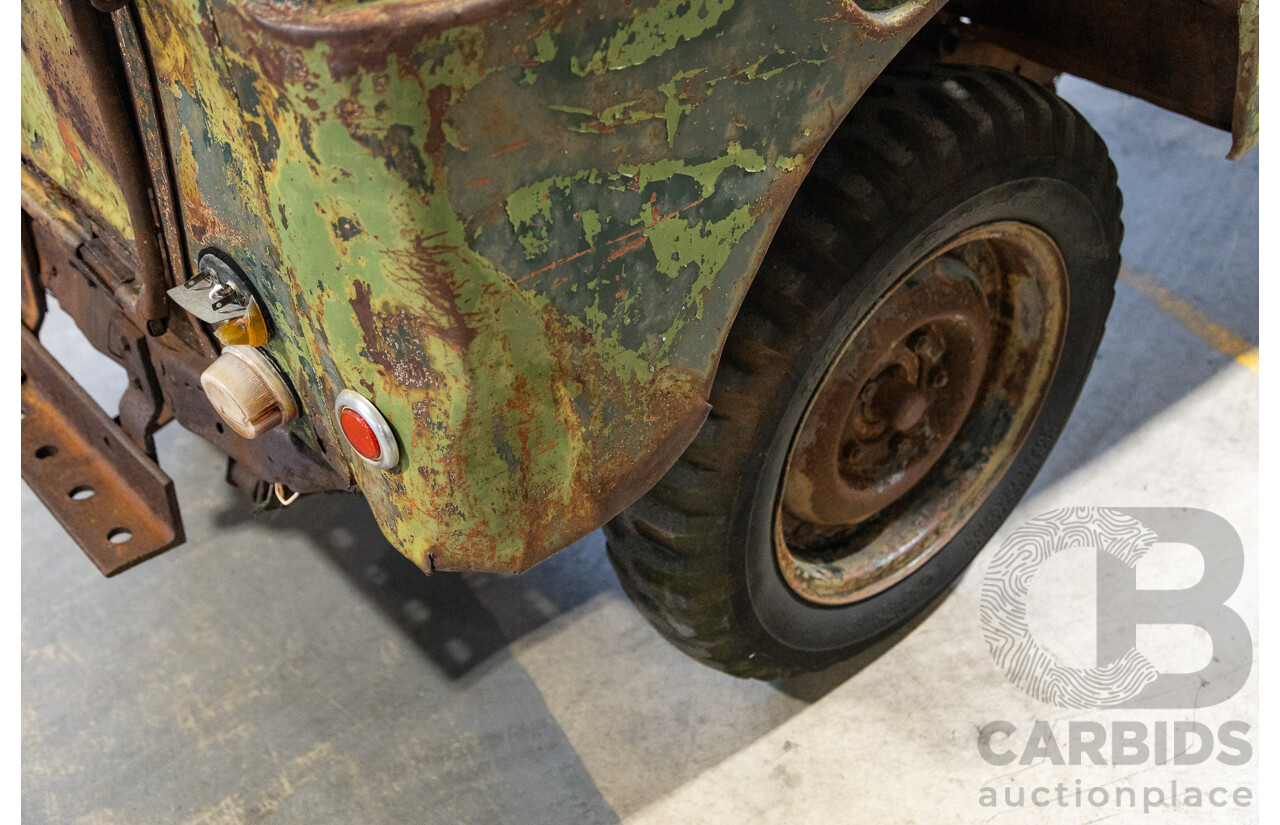 08/1964 Willys Kaiser Jeep CJ-6 Universal 2d Half Cab Green - Project