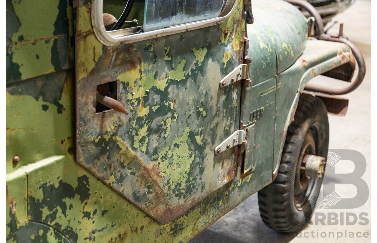 08/1964 Willys Kaiser Jeep CJ-6 Universal 2d Half Cab Green - Project