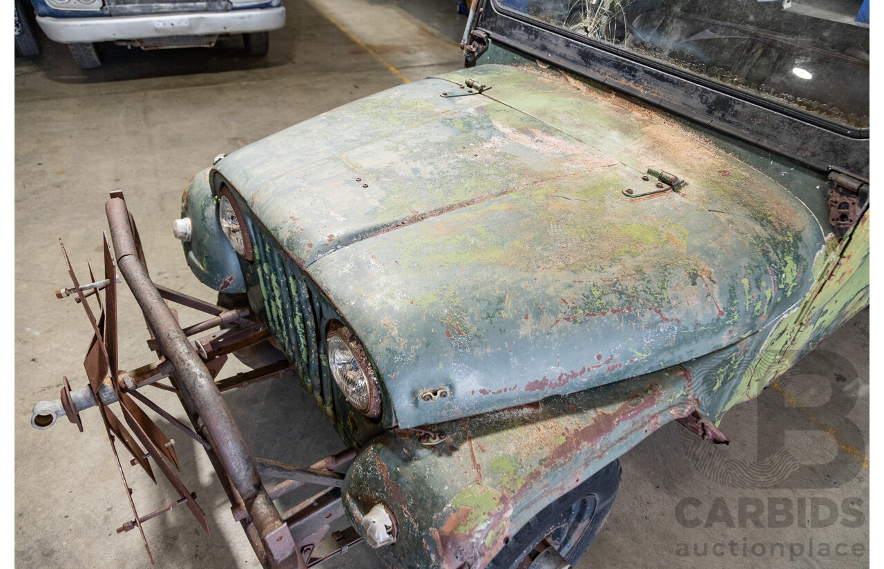 08/1964 Willys Kaiser Jeep CJ-6 Universal 2d Half Cab Green - Project