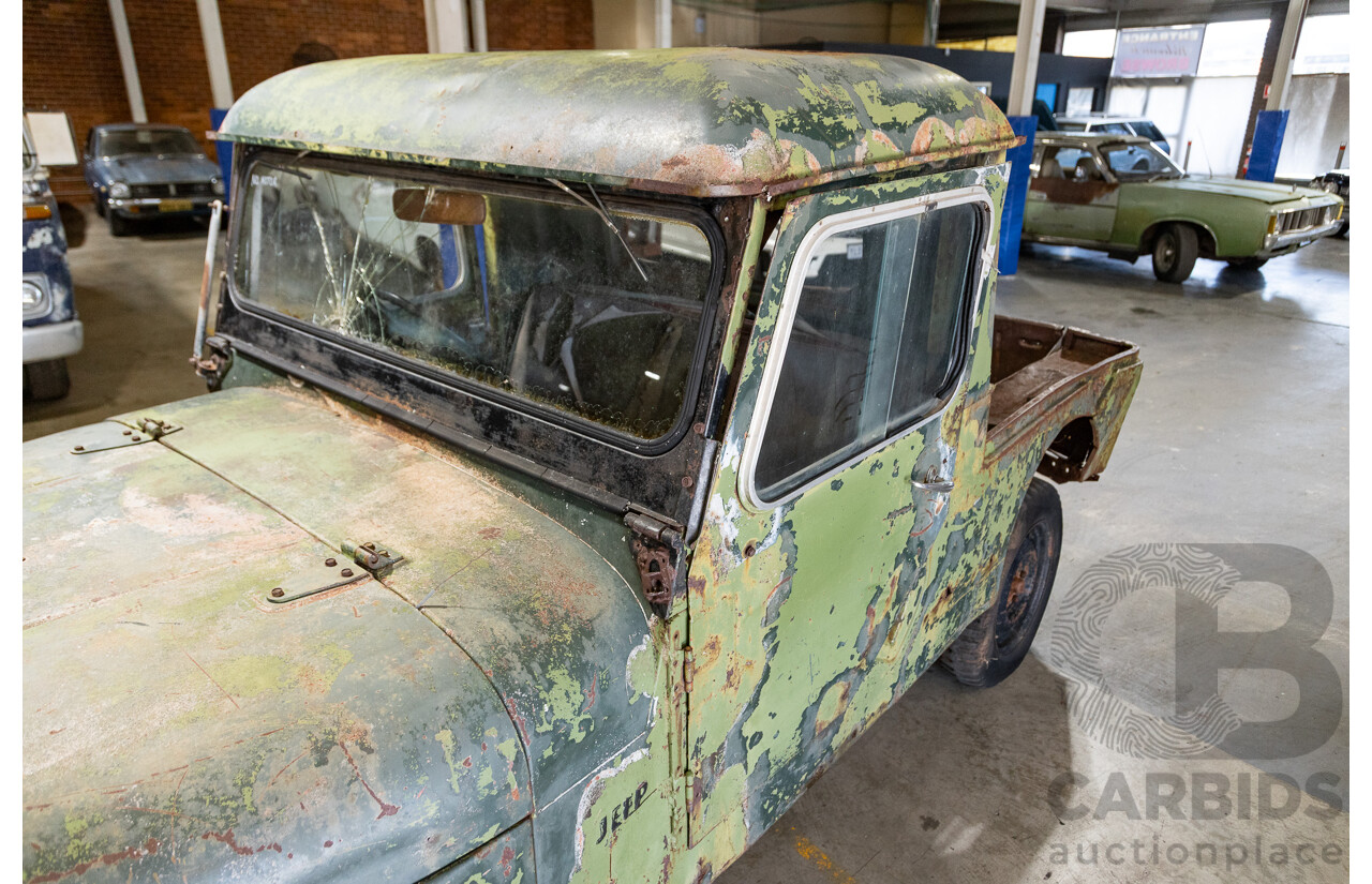 08/1964 Willys Kaiser Jeep CJ-6 Universal 2d Half Cab Green - Project