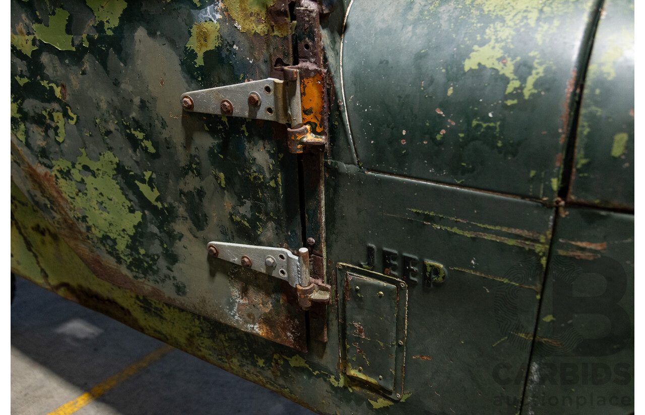 08/1964 Willys Kaiser Jeep CJ-6 Universal 2d Half Cab Green - Project