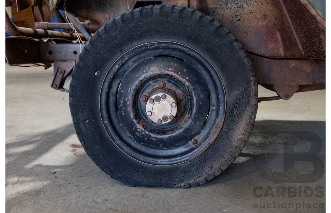 08/1964 Willys Kaiser Jeep CJ-6 Universal 2d Half Cab Green - Project