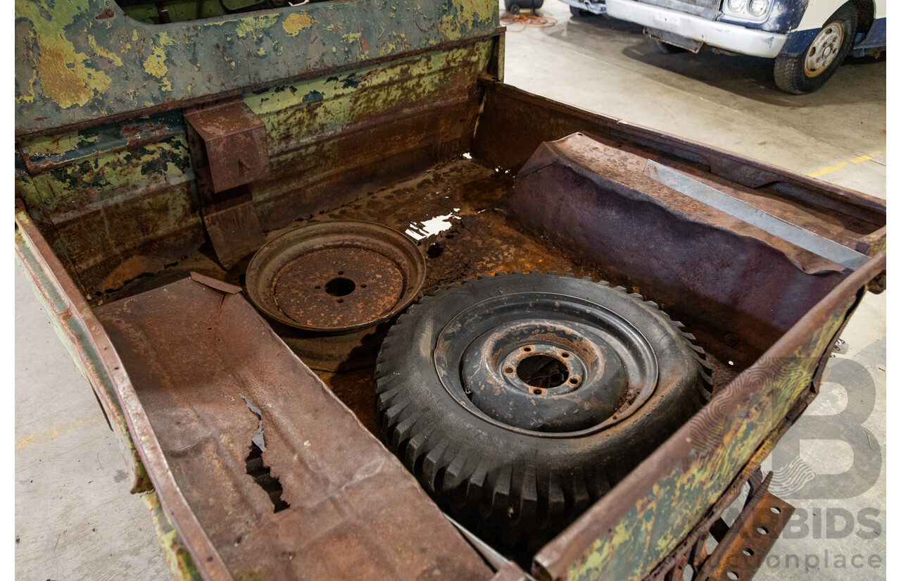 08/1964 Willys Kaiser Jeep CJ-6 Universal 2d Half Cab Green - Project
