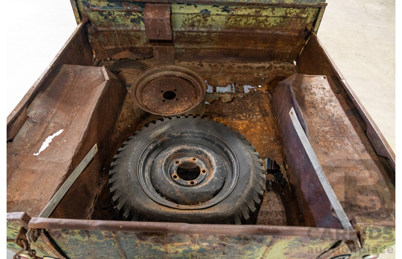 08/1964 Willys Kaiser Jeep CJ-6 Universal 2d Half Cab Green - Project