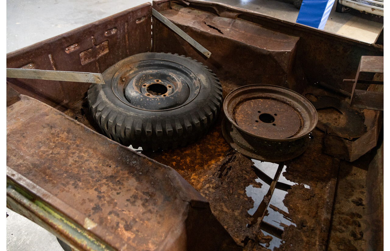 08/1964 Willys Kaiser Jeep CJ-6 Universal 2d Half Cab Green - Project