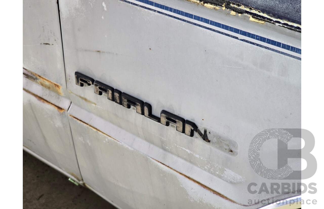 12/1981 Ford ZJ Fairlane 4d Sedan Blue / Silver V8 4.9L