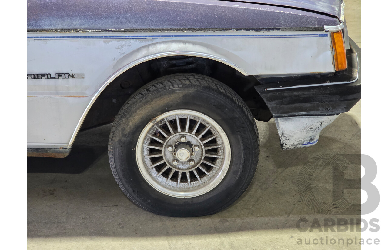 12/1981 Ford ZJ Fairlane 4d Sedan Blue / Silver V8 4.9L