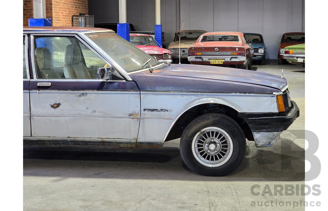 12/1981 Ford ZJ Fairlane 4d Sedan Blue / Silver V8 4.9L