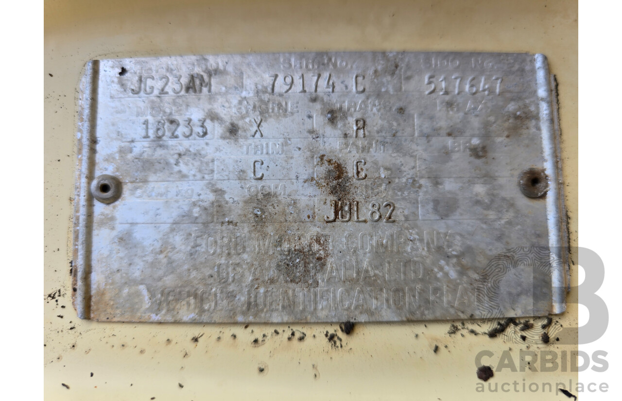 7/1982 Ford XE Falcon GL 4d Sedan Bahama Beige 4.1L