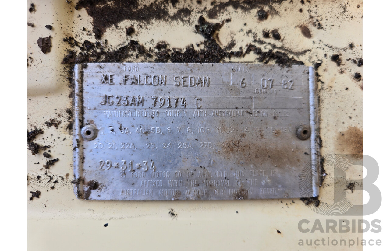 7/1982 Ford XE Falcon GL 4d Sedan Bahama Beige 4.1L