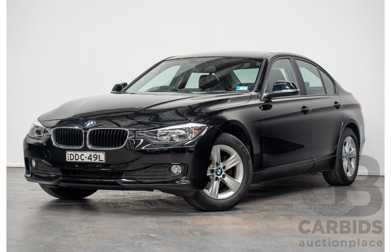 8/2014 BMW 316i F30 MY14 4d Sedan Schwarz Black II Turbo 1.6L