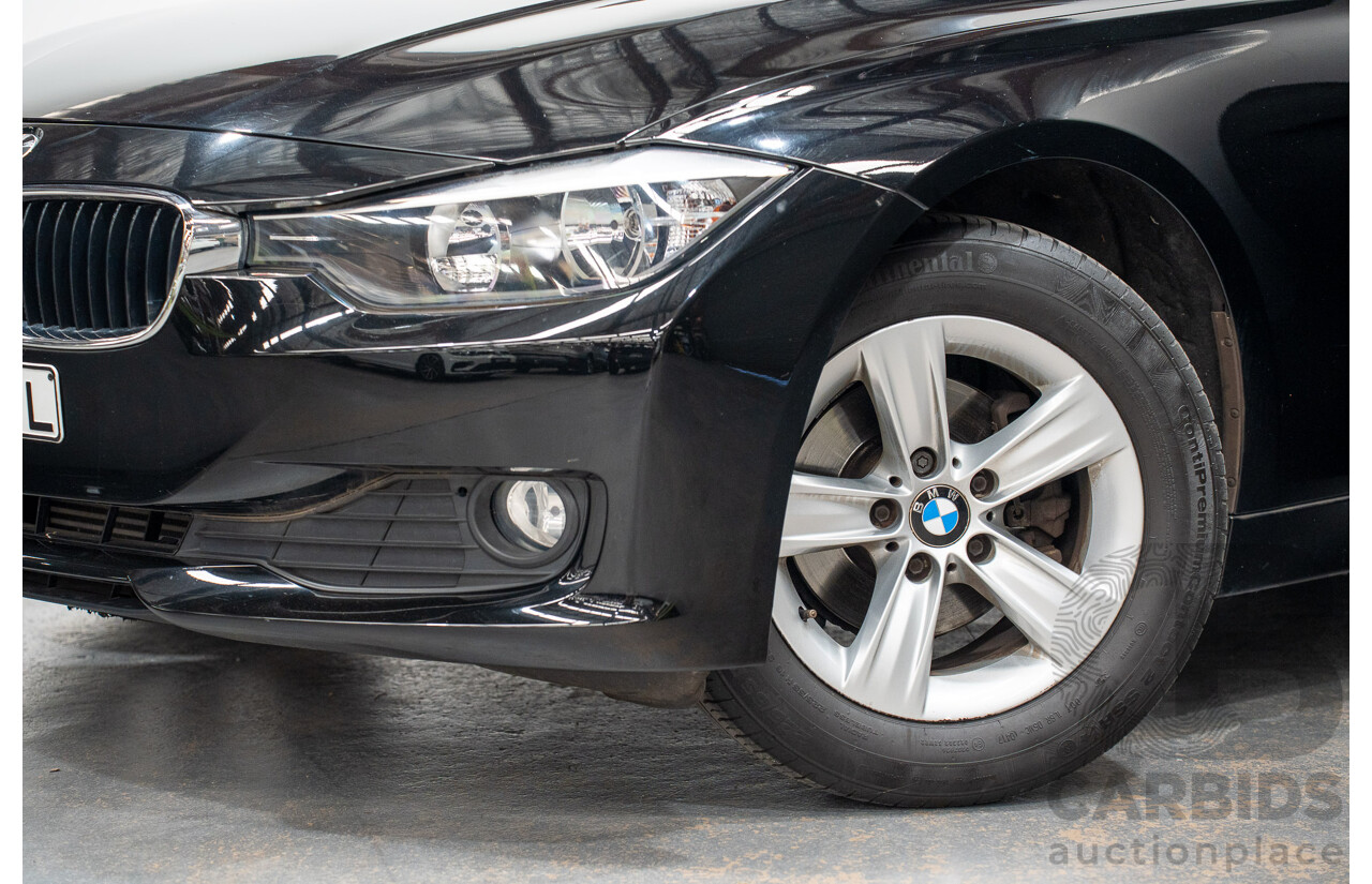 8/2014 BMW 316i F30 MY14 4d Sedan Schwarz Black II Turbo 1.6L