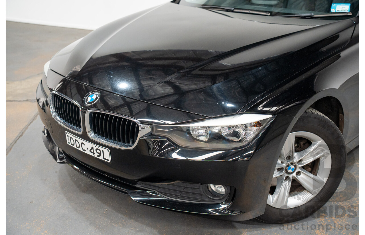 8/2014 BMW 316i F30 MY14 4d Sedan Schwarz Black II Turbo 1.6L