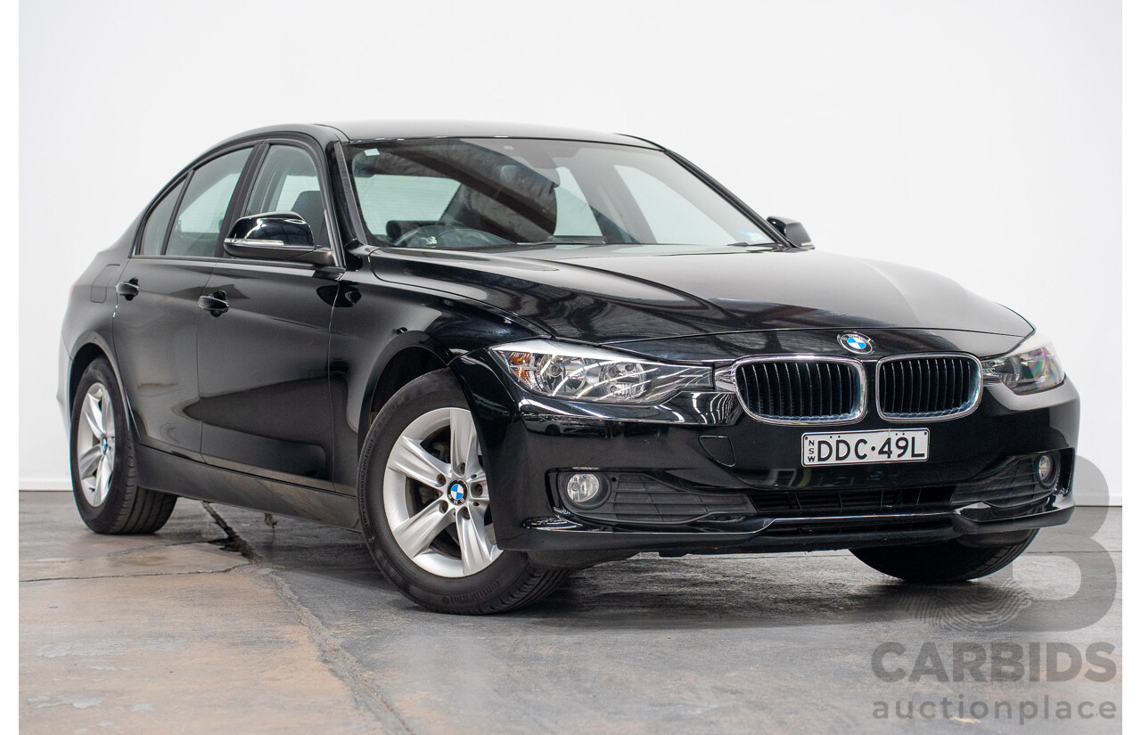 8/2014 BMW 316i F30 MY14 4d Sedan Schwarz Black II Turbo 1.6L