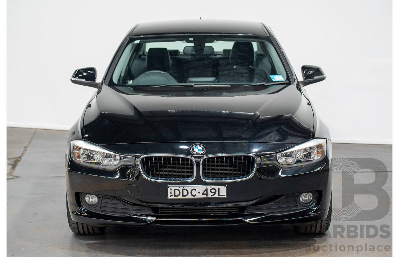 8/2014 BMW 316i F30 MY14 4d Sedan Schwarz Black II Turbo 1.6L