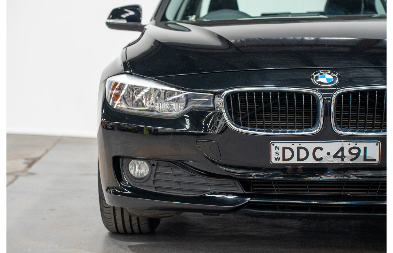 8/2014 BMW 316i F30 MY14 4d Sedan Schwarz Black II Turbo 1.6L