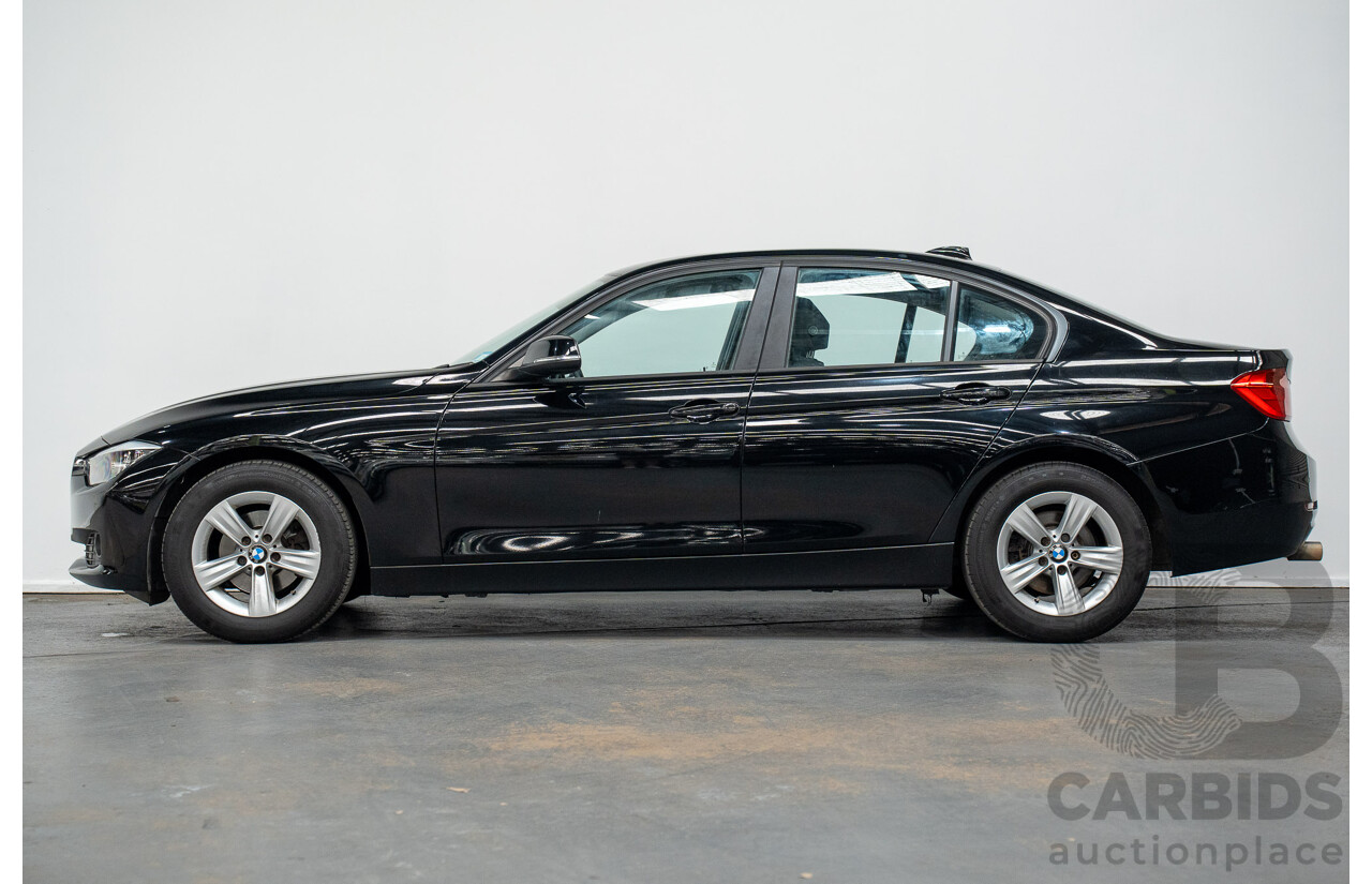 8/2014 BMW 316i F30 MY14 4d Sedan Schwarz Black II Turbo 1.6L