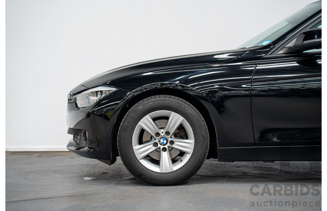 8/2014 BMW 316i F30 MY14 4d Sedan Schwarz Black II Turbo 1.6L