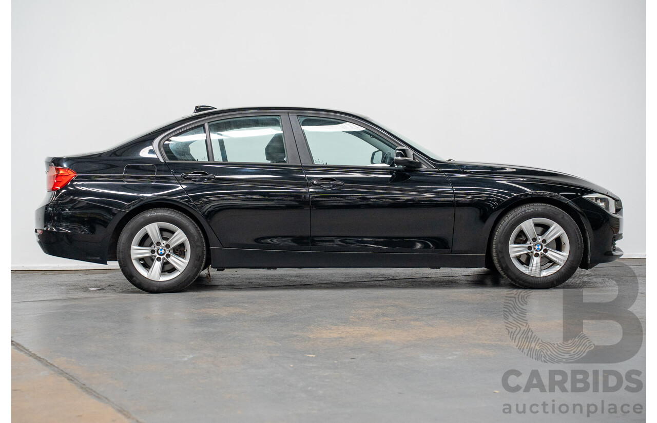 8/2014 BMW 316i F30 MY14 4d Sedan Schwarz Black II Turbo 1.6L