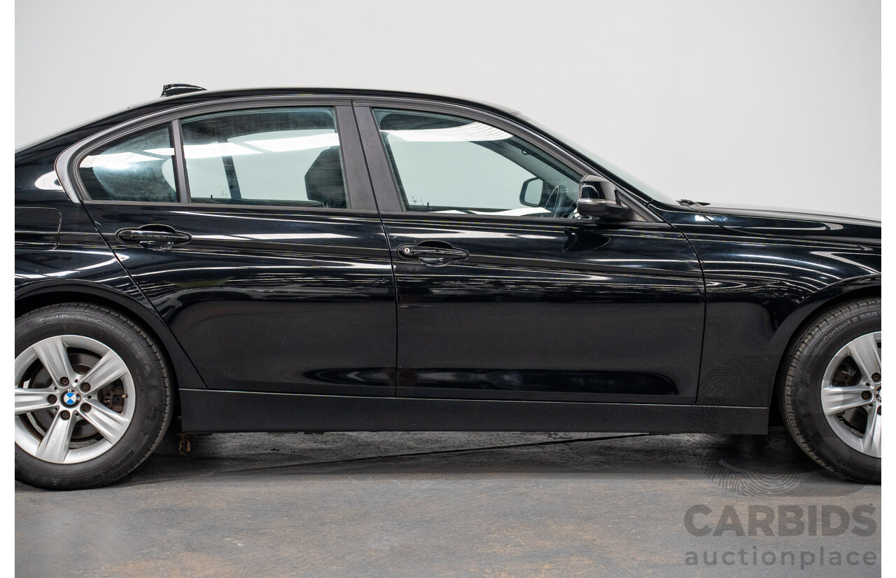 8/2014 BMW 316i F30 MY14 4d Sedan Schwarz Black II Turbo 1.6L