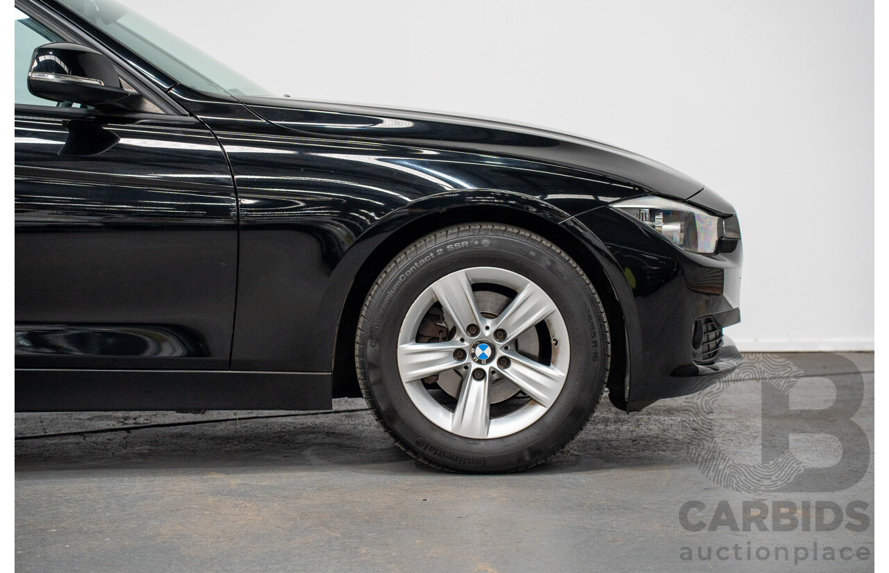 8/2014 BMW 316i F30 MY14 4d Sedan Schwarz Black II Turbo 1.6L