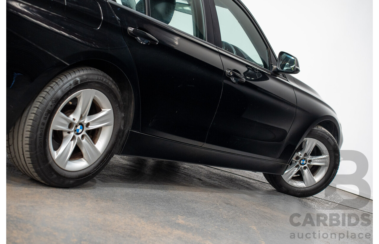 8/2014 BMW 316i F30 MY14 4d Sedan Schwarz Black II Turbo 1.6L