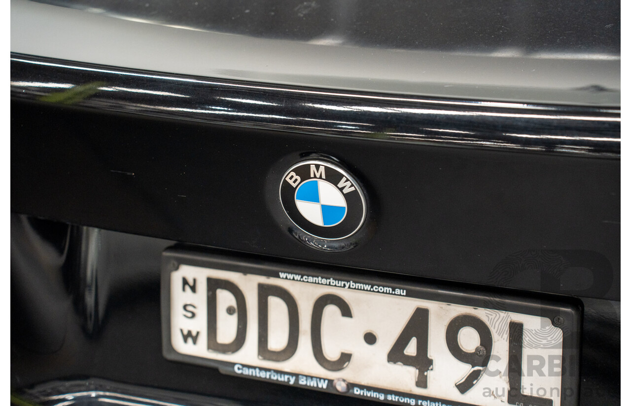 8/2014 BMW 316i F30 MY14 4d Sedan Schwarz Black II Turbo 1.6L
